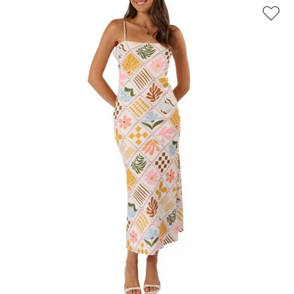 New With Tags! Petal & Pup Darlene Maxi Slip Dress, With Tags, Aus/Us Sz M